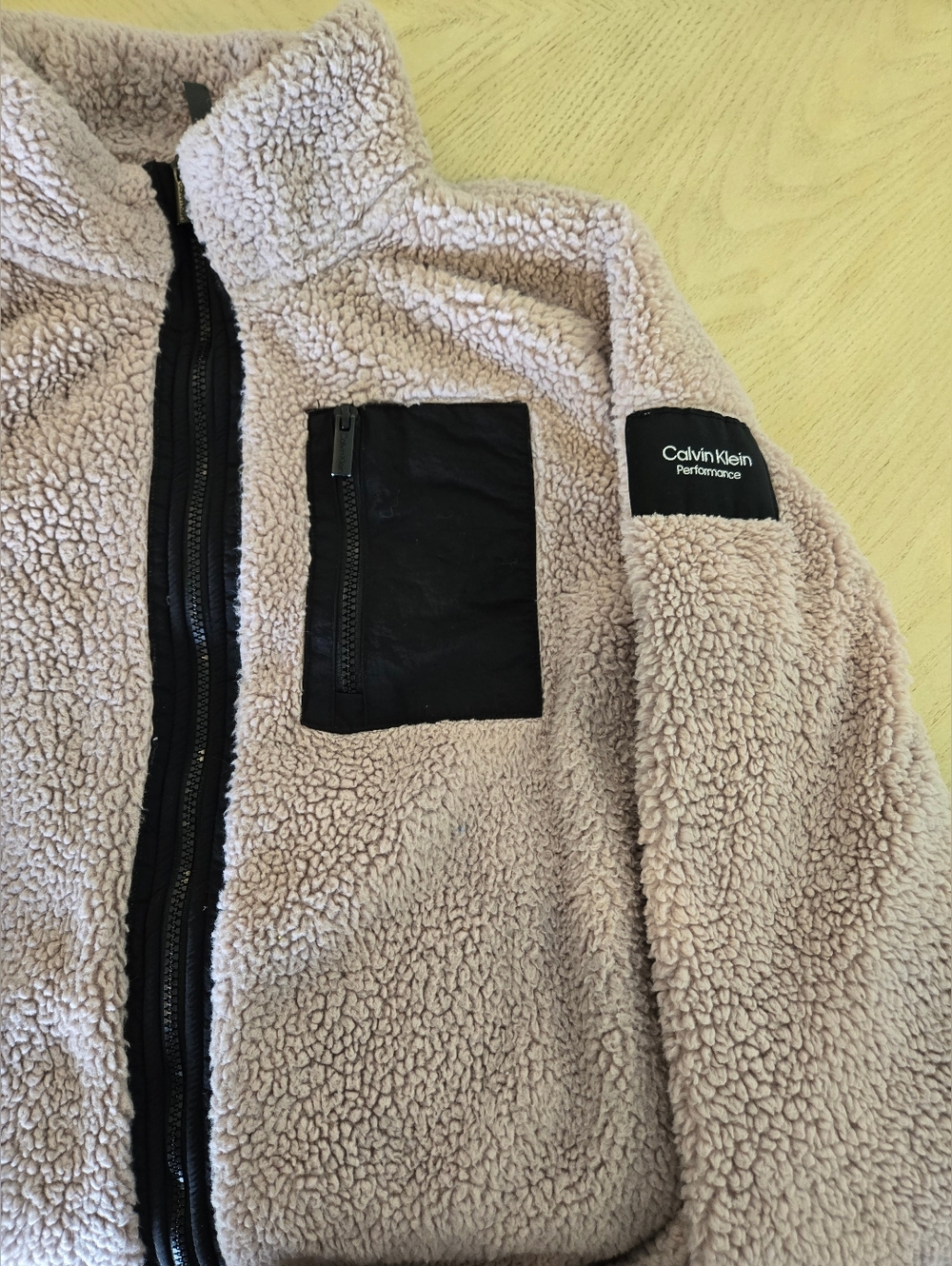 Calvin Klein Performance Sherpa Jacket - Picture 4 of 6